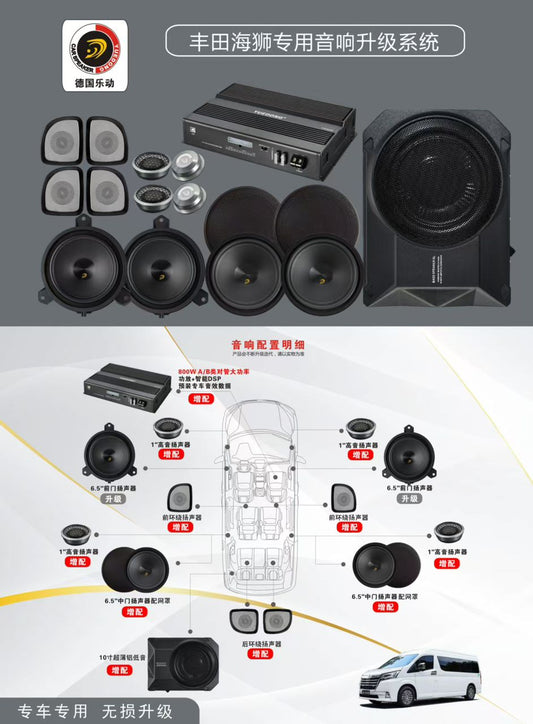HIACE FULLSET SOUND SYSTEM