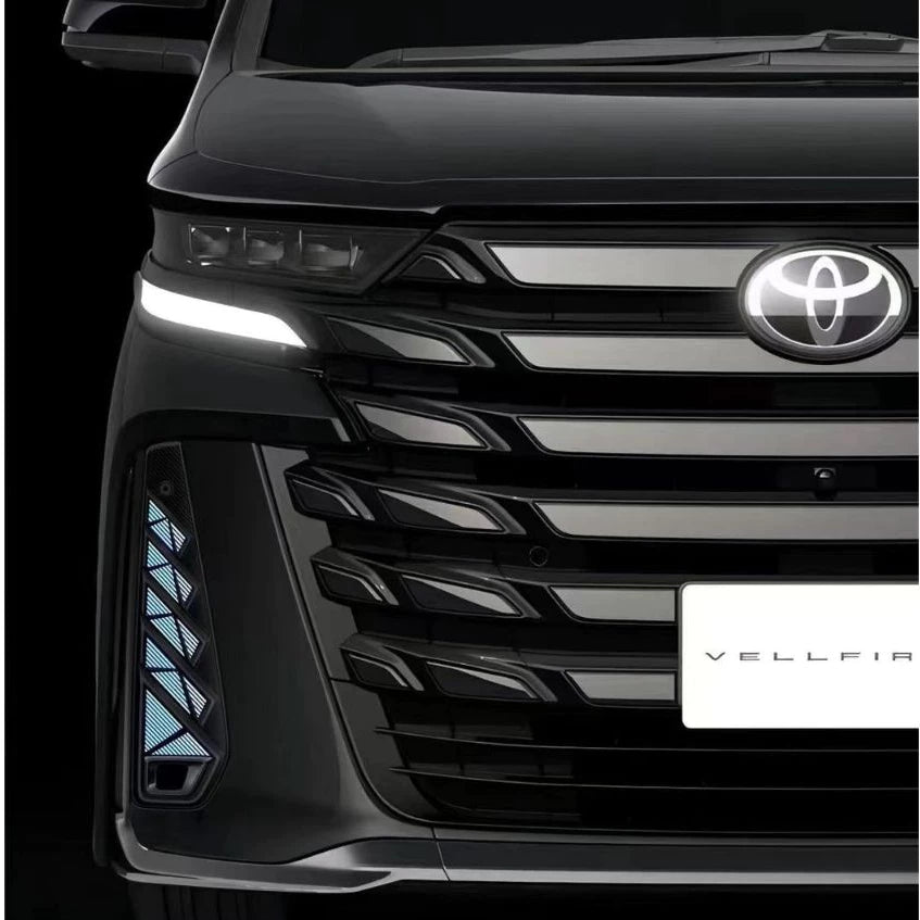 Toyota Alphard/Vellfire 40 Series Car Front Bumper LED Daytime Running Light 3 Color Turn Signal Lamp