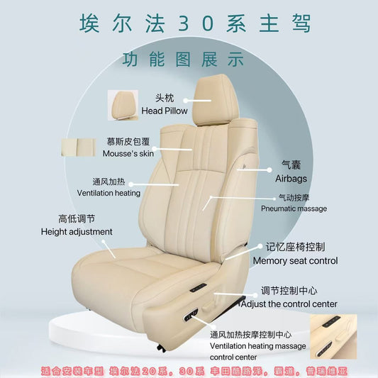 HIACE FRONT SEAT OEM AGH30 / ST-6012-XTD