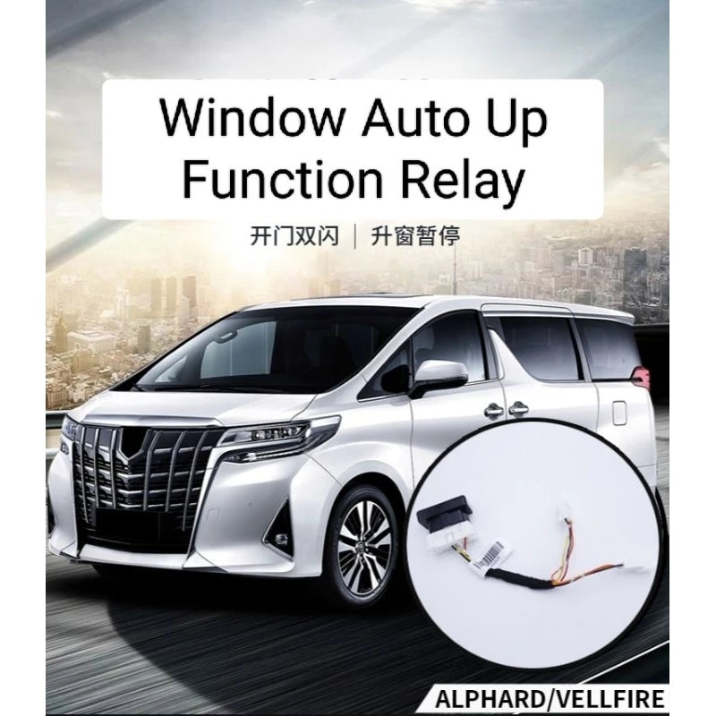 Toyota Alphard Vellfire AGH30 Close Door Auto Window Up OBD Function Relay