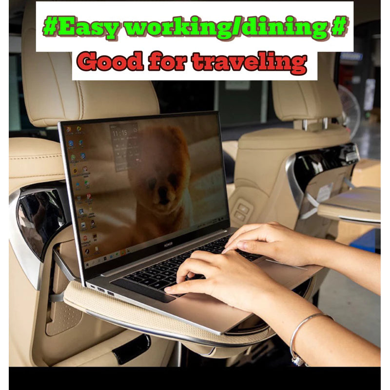 Toyota Alphard/Vellfire ANH20 /AGH30/AGH40 Multifunction Folding Digital Table/ Folding Table WT Ambient Light Black