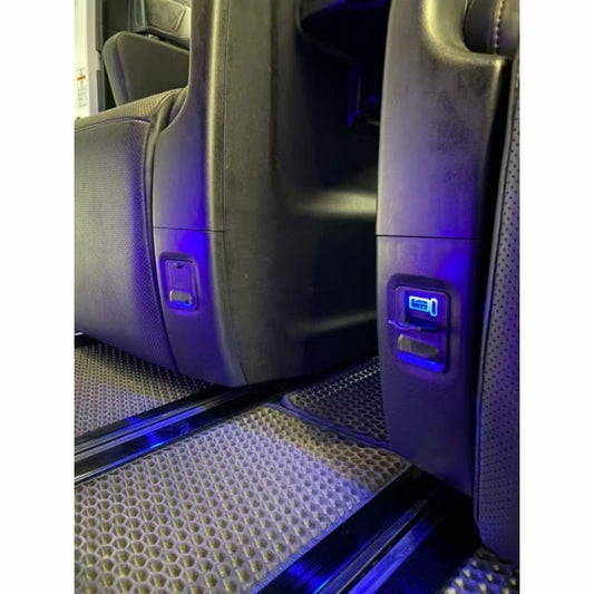 Toyota Alphard Vellfire AGH30 Pilot Seat USB Adapter Fast Charger 3.0