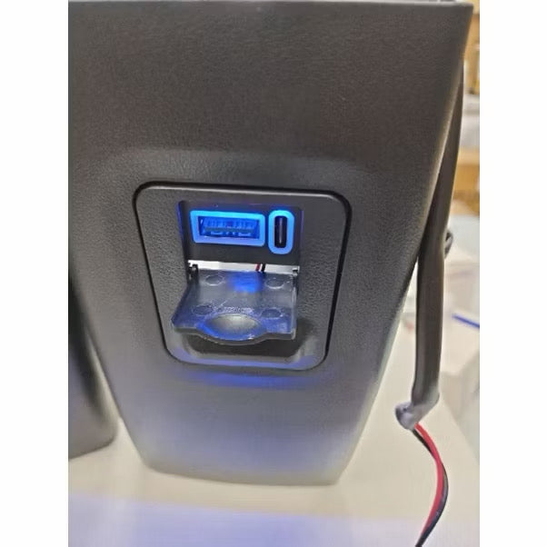 Toyota Alphard Vellfire AGH30 Pilot Seat USB Adapter Fast Charger 3.0