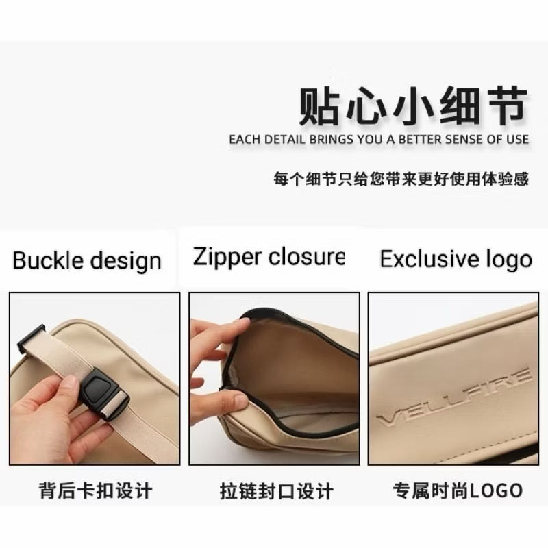 Toyota Alphard Vellfire Nappa Leather Tissue Paper Bag