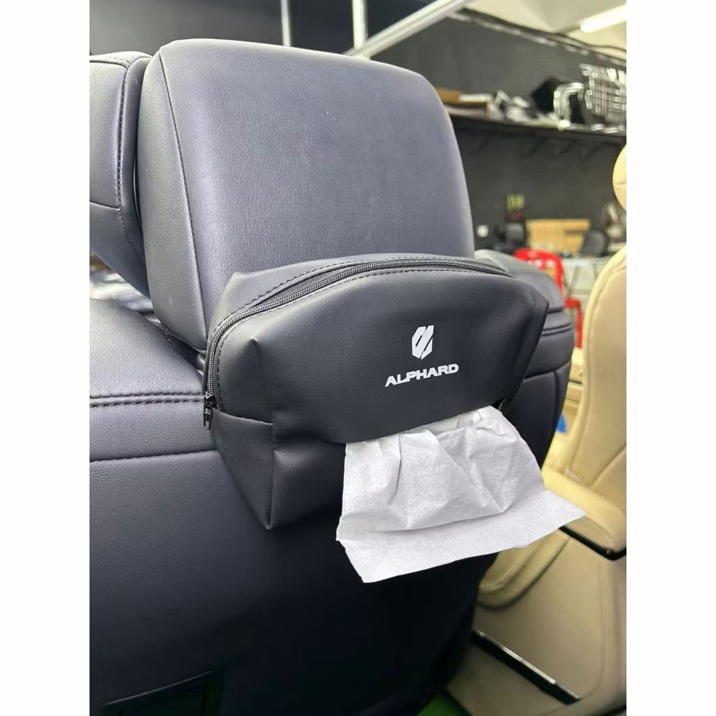 Toyota Alphard Vellfire Nappa Leather Tissue Paper Bag