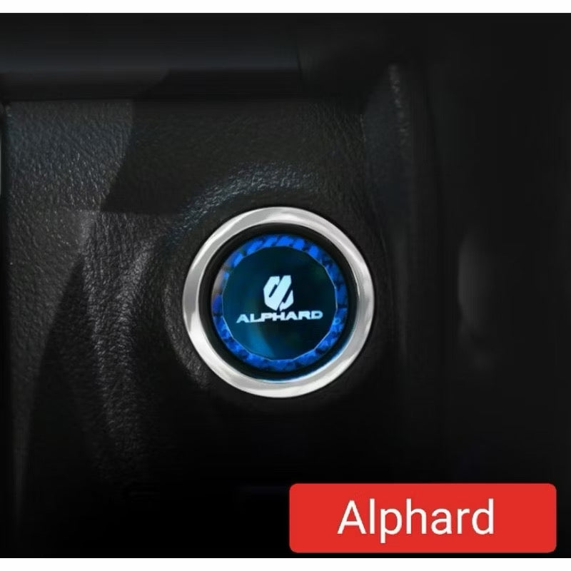 Toyota Alphard Vellfire AGH30 Push Start Crystal Button