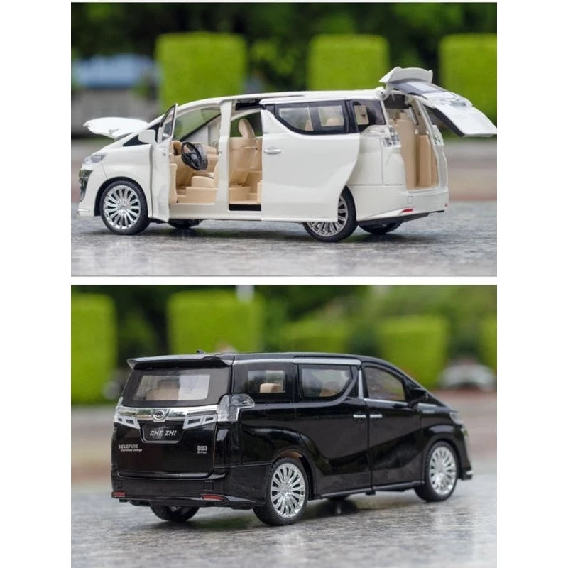 Toyota Lexus Alphard Vellfire AGH30 Scale Models of Diecast Steel Alloy Car